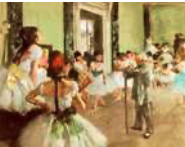 The Dance Class Series by Degas 1874-1875