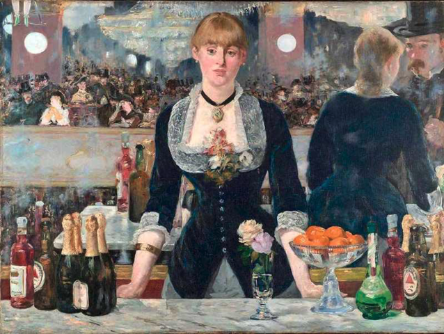 Manet's Bar at the Folies-Bergere 1882