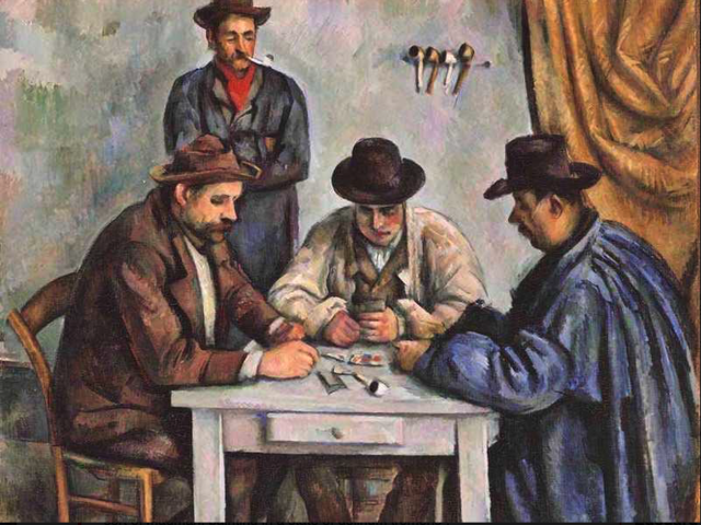 Cezanne's The Card Players 1890