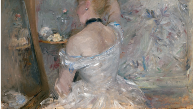 Berthe Morisot's Woman at Her Toilette 1880