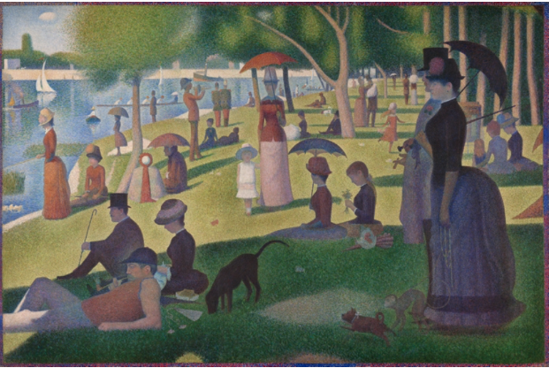Georges Seurat's A Sunday on La Grande Jatte 1884