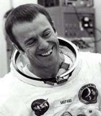 First american in space