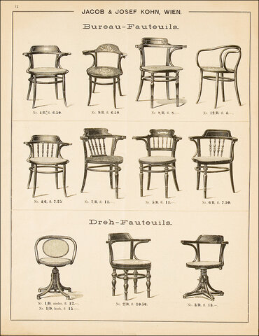 MUEBLES Y OBJETOS DEL CATÁLOGO DE 1912