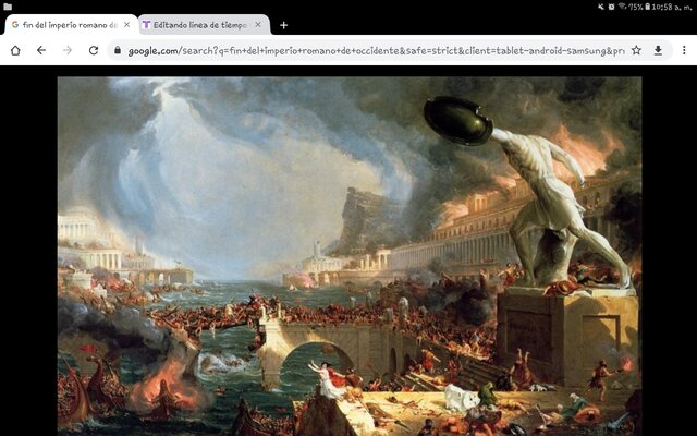 Fin del imperio romano de occidente