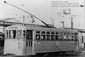 Inauguración de una línea de tranvías