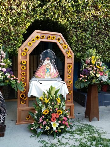 Visit of the holy mother Mary