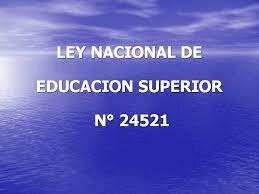 LEY 24521