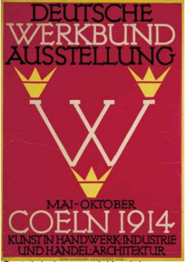CARTEL DE LA EXPOSICION DELDEUTSCHER WERKBUND e Colonia,1914