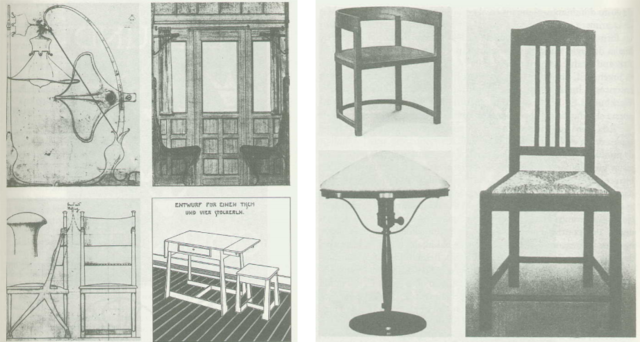 MUEBLES Y OBJETOS DEL CATÁLOGO DE 1912