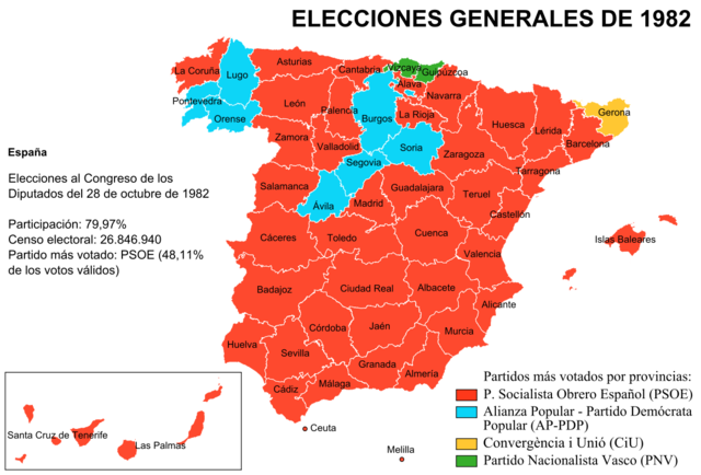 segundas elecciones y victoria del PSOE