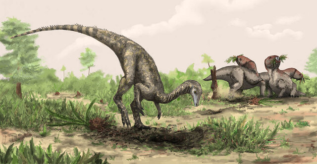 1st dinosaurs and mammals