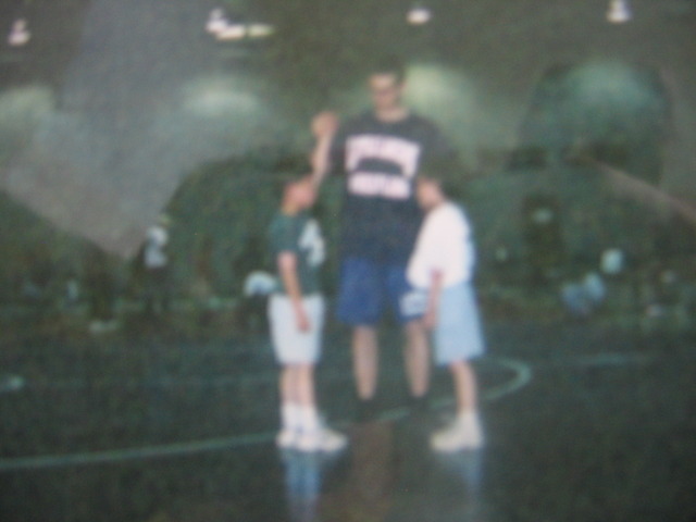 Empecaba el deporte de lucha libre en mi escuela.