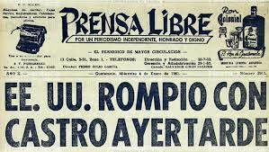 Estados Unidos rompe relaciones diplomáticas con Cuba