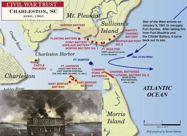 Battle of Fort Sumter (April 12, 1861 - April 13, 1861)