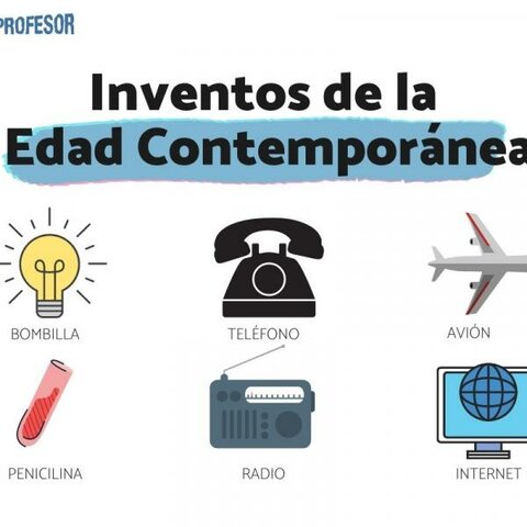 Inventos tecnologicos en la edad contemporanea