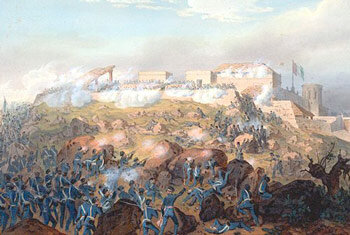 Caída del castillo de Chapultepec