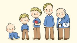 Timeline: Etapas de desarrollo: características físicas, psicológicas y sociales