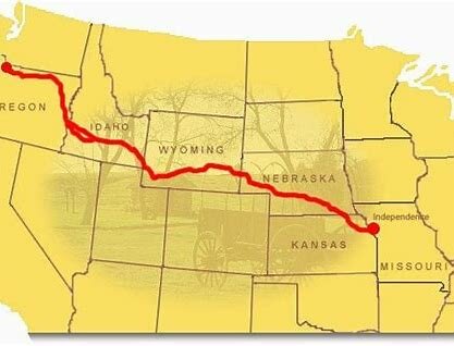 El camino hacia Oregon