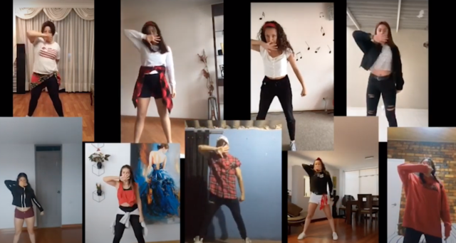 Dances in virtual rooms