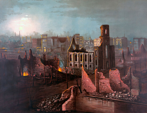 Gran incendi a chicago