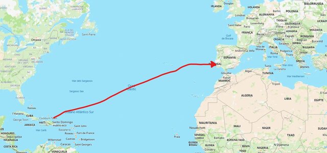 2.1 RETORN DEL SEGON VIATGE DE COLOM