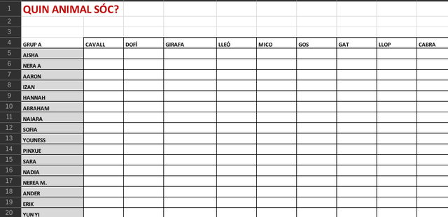 ¿Que animal soy?