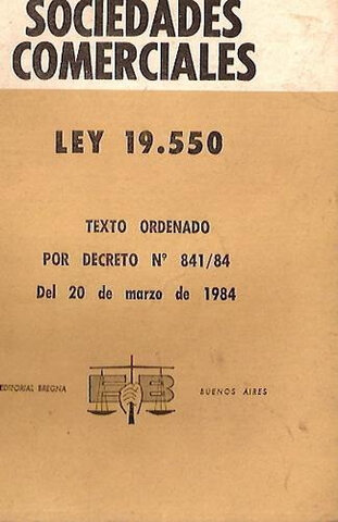 1972, Sanción de Ley 19.550