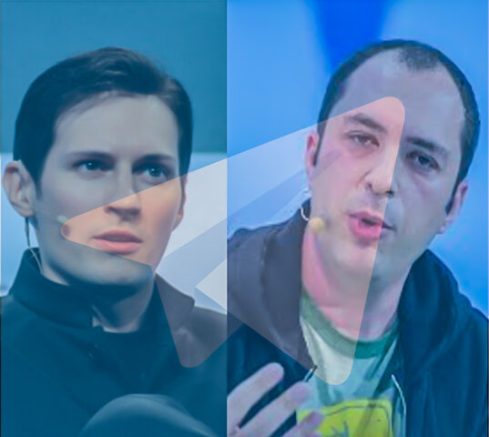 hermanos Nikolái y Pável Dúrov