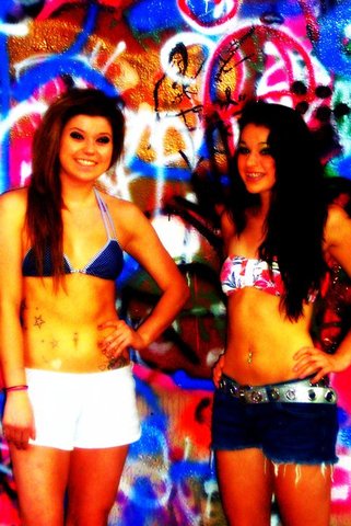 Yo fui a "graffiti cae" con mi hermana