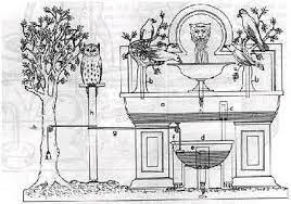 Fuente de pájaros cantores