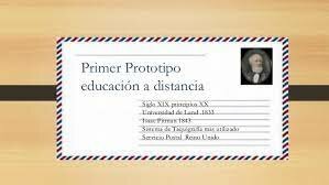 Enseñanza por correspondencia.