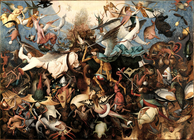 The Fall of the Rebel Angels - Pieter Bruegel the Elder