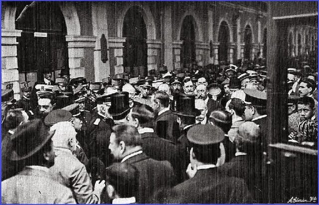 Huelga minera en Bilbao