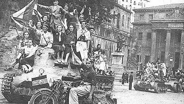 Los franquistas conquistan Bilbao y el resto de los territorios vascos que no se hallaban bajo su control