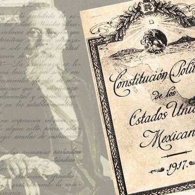 Timeline: Análisis de la Constitución Política de los Estados Unidos Mexicanos: Definida en 1917.