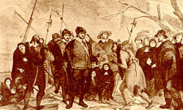 The English settlers find Plymouth.