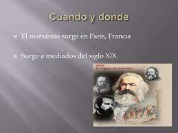 ¿QUE ES EL MARXISMO?
