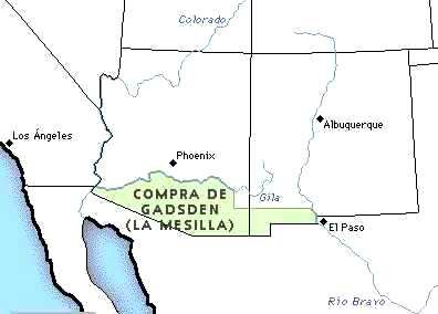 Santa Anna vende La Mesilla a Estados Unidos con un enorme costo político.