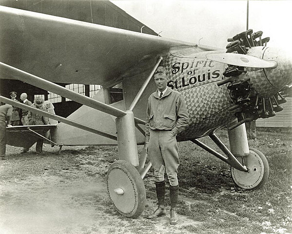 Charles Lindbergh nonstop flight across the Altlantic