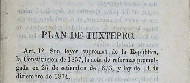 Lerdo de Tejada sucede a Juárez luego de su muerte en 1872 y se reelige en 1876 pero Díaz lo desconoce como Presidente.