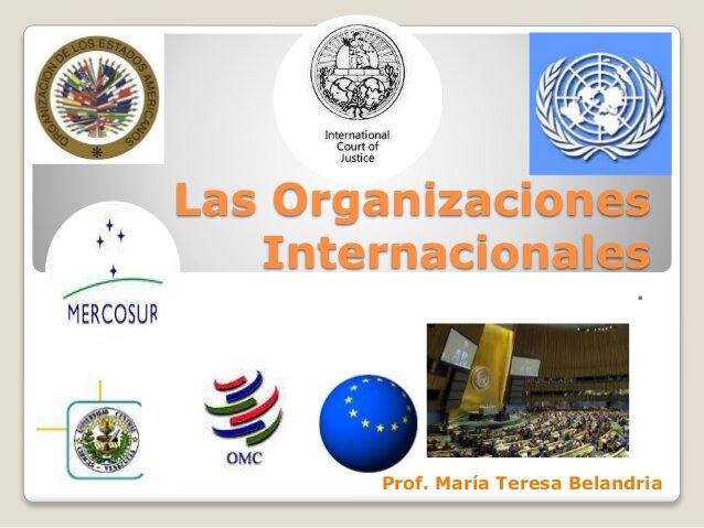 Organismos internacionales