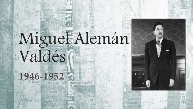 Miguel Alemán Valdéz asume la presidencia de México