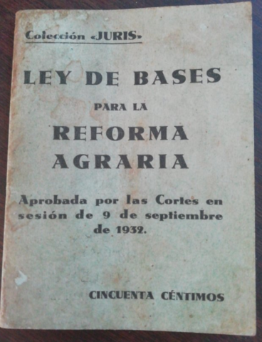 Aprobación de la Ley de Bases para la Reforma Agraria