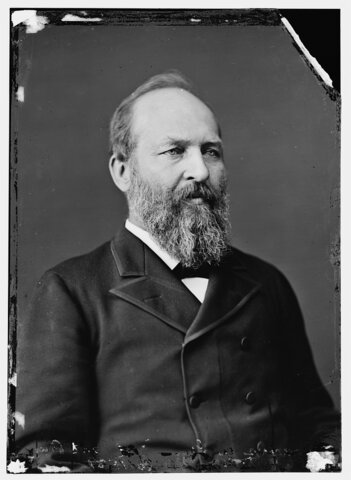 JAMES GARFIELD ELECTED PRESIDENT