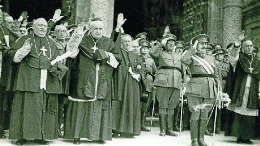 Pastoral de todos los obispos apoyando el nuevo régimen de Franco(1 de julio)