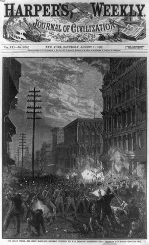 RAILROAD STRIKE BALTIMORE