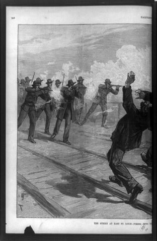 RAILROAD STRIKE ST. LOUIS