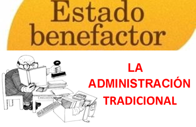 La administración publica del estado benefactor