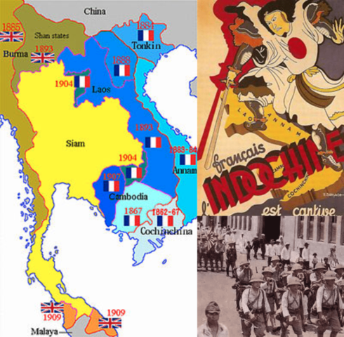 Invasión de la Indochina francesa.