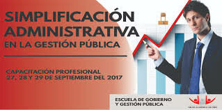 De la simplificación de la modernización de la administración publica